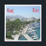 zGR055 KOS, Griekenland, Fridge Magneet<br><div class="desc">Hier vind je het souvenir van je vakantie. Deze categorie bevat kogelvrije magneten van vele plaatsen in Griekenland. (zGR055 KOS, Griekenland, koelkast magneet). Verbazingwekkende vrienden en familieleden met de unieke souvenirs van uw geweldige reis. Probeer ons. #LeoPepeDesign - Europe griekenland, leopedesign, reisfototoerisme, cadeau souvenir gadget fridge magnet, panorama aerial uitzicht...</div>