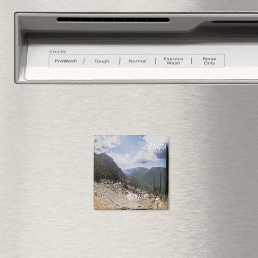 zGR061 DELPHI Griekenland, Koelkast Magneet (Insitu (Vaatwasser))