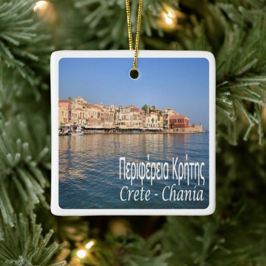 zGR062 CRETE CHANIA, Griekenland, Keramisch Ornament (Boom)