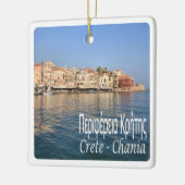 zGR062 CRETE CHANIA, Griekenland, Keramisch Ornament (Links)