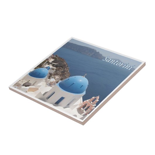 zGR070 SANTORINI Thera, Oia, Griekenland, Tegeltje (Zijkant)