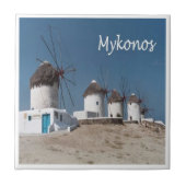 zGR109 MYKONOS, Windmolens, Griekenland, Tegeltje (Voorkant)