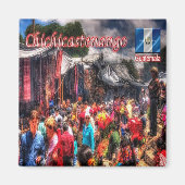 zGT007 CHICHICASTENANGO, Guatemala, Amerika, Fridg Magneet (Voorkant)