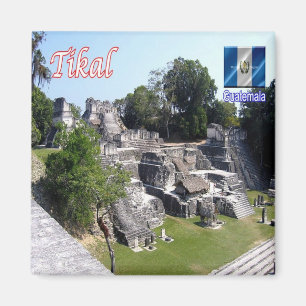 zGT011 TIKAL, Guatemala, Amerika, Fridge Magneet