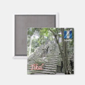 ZGT012 TIKAL National Park, Guatemala, Fridge Magneet (Voorkant / Achterkant)