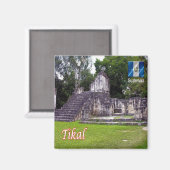 ZGT013 TIKAL National Park, Guatemala, Fridge Magneet (Voorkant / Achterkant)