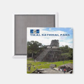 ZGT016 TIKAL National Park, Guatemala, Fridge Magneet (Voorkant / Achterkant)