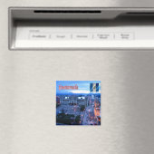 zGT024 GUATEMALA City, Central Park, Sunset, Fridg Magneet (Insitu (Vaatwasser))