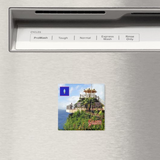 zGU005 PUNTAN DOS AMANTES, GUAM, Oceania, Fridge Magneet (Insitu (Vaatwasser))