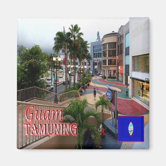 zGU009 TAMUNING, GUAM, Oceanië, Fridge Magneet (Voorkant)