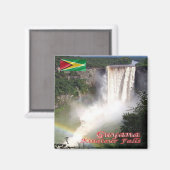 zGY007 GUYANA, Kaieteur Herfsten, Amerika, Fridge Magneet (Voorkant / Achterkant)