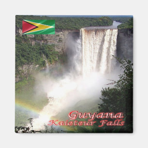 zGY007 GUYANA, Kaieteur Herfsten, Amerika, Fridge Magneet