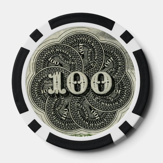 ZH100 POKER CHIPS (Achterkant)