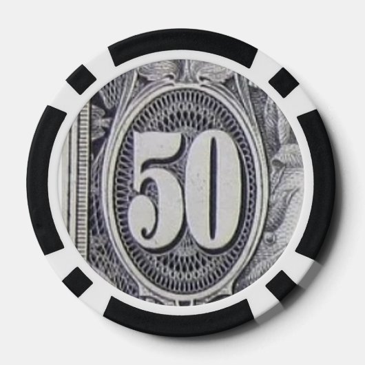 ZH50  POKER CHIPS (Achterkant)