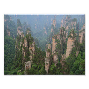 Zhangjiajie National Forest Park Fotopapier Foto Afdruk