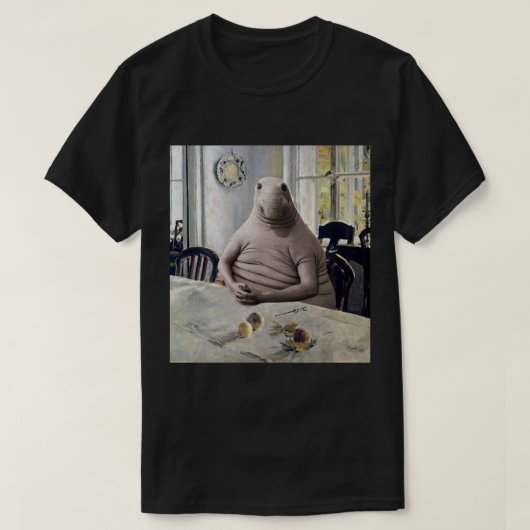 Zhdun Snorp wachten op het diner T-shirt (Design voorkant)