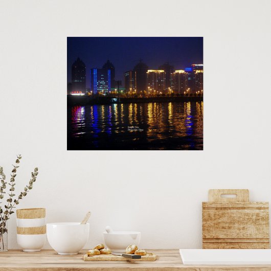 Zhengzhou, provincie Henan, meer Dragon Poster (Keuken)