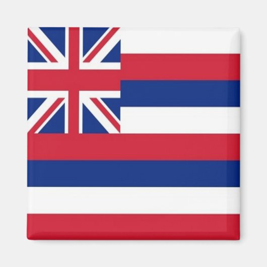 ZHI001 HAWAII FLAG, Oceanië, Fridge Magneet (Voorkant)