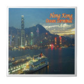 zHK009 OCEAANTERMINAL Hong Kong, Azië, Tegeltje (Voorkant)