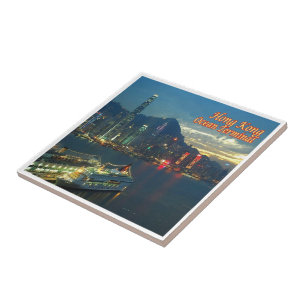 zHK009 OCEAANTERMINAL Hong Kong, Azië, Tegeltje