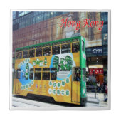 zHK019 TRAMWEG HONGKONGAIS Hong Kong, Tegeltje (Voorkant)