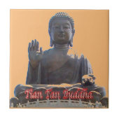 zHK020 TIAN TAN BUDDHA, Hongkong, Tegeltje (Voorkant)