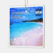 ZHN008 ROATAN Bay Islands, Honduras, Keramisch Ornament (Links)