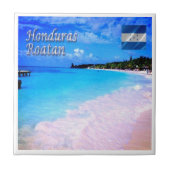 ZHN008 ROATAN Bay Islands, Honduras, Tegeltje (Voorkant)