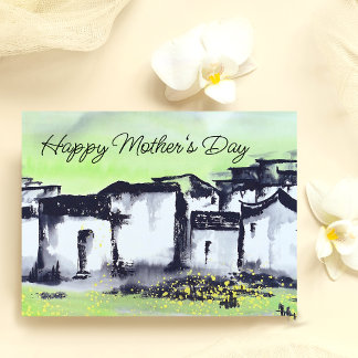 Zhongguo Cun - Chinees dorp Briefkaart