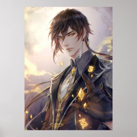 Zhongli Genshin Poster (Voorkant)