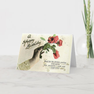 ZHR0024 1910 Een gelukkige verjaardag Kaart