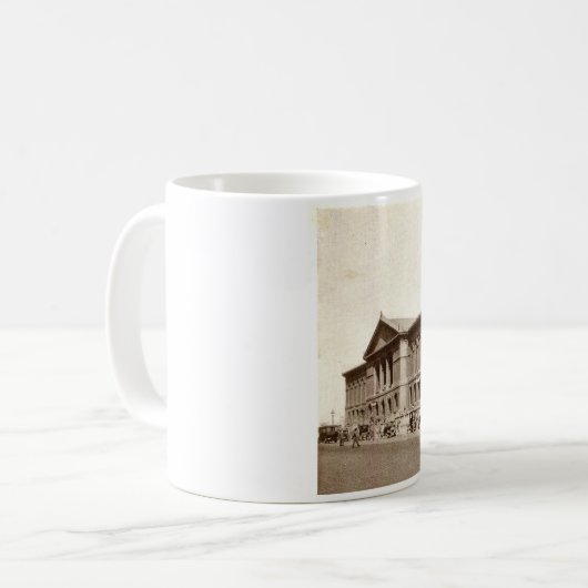 ZHR0038 c1920s  Art Institute of Chicago Koffiemok (Voorkant links)