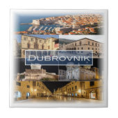 zHR003 DUBROVNIK, Kroatië, Tegeltje (Voorkant)