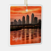 zHR004 ZAGREB, Kroatië, Europa, Keramisch Ornament (Rechts)