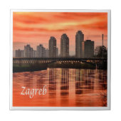 zHR004 ZAGREB, Kroatië, Europa, Tegeltje (Voorkant)