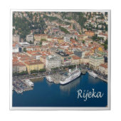 zHR005 RIJEKA Kroatië, Tegeltje (Voorkant)