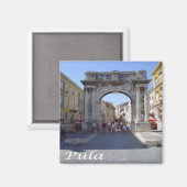 zHR007 PULA, Kroatië, Koelkast Magneet (Voorkant / Achterkant)