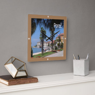 zHR009 POREC, Kroatië, Vierkante Klok