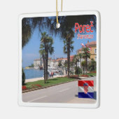 zHR010 POREC, Kroatië, Fridge Keramisch Ornament (Links)