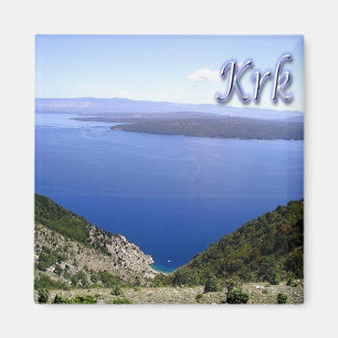 zHR014 KRK - CRES - Kroatië - Fridge Magneet