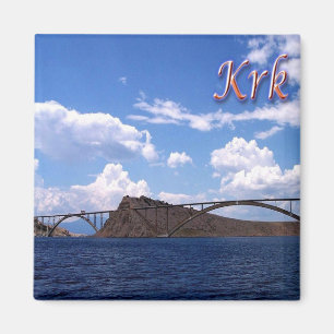 zHR016 KRK - Bridge - Kroatië - Fridge Magneet