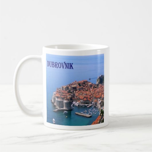 zHR017 DUBROVNIK, Kroatië, Koffiemok (Links)
