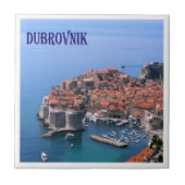 zHR017 DUBROVNIK, Kroatië, Tegeltje (Voorkant)