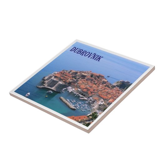 zHR017 DUBROVNIK, Kroatië, Tegeltje (Zijkant)