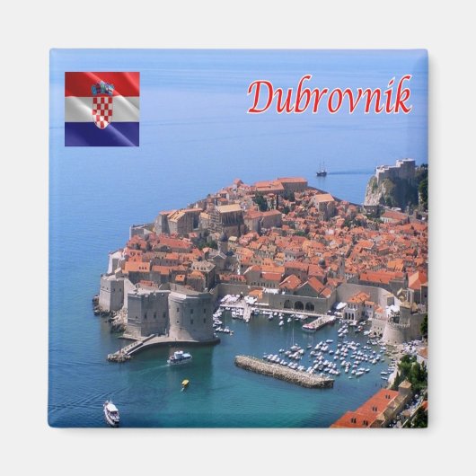 zHR018 DUBROVNIK, Kroatië, Koelkast Magneet (Voorkant)