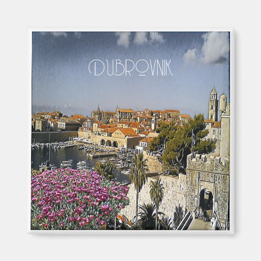 zHR019 DUBROVNIK, Kroatië, Fridge Magneet (Voorkant)