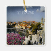 zHR019 DUBROVNIK, Kroatië, Keramisch Ornament (Voorkant)