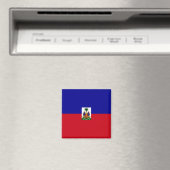 zHT001 HAITI FLAG, Amerika, Fridge Magneet (Insitu (Vaatwasser))