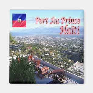 ZHT003 PORT AU PRINCE, Haïti, Amerika, Fridge Magneet