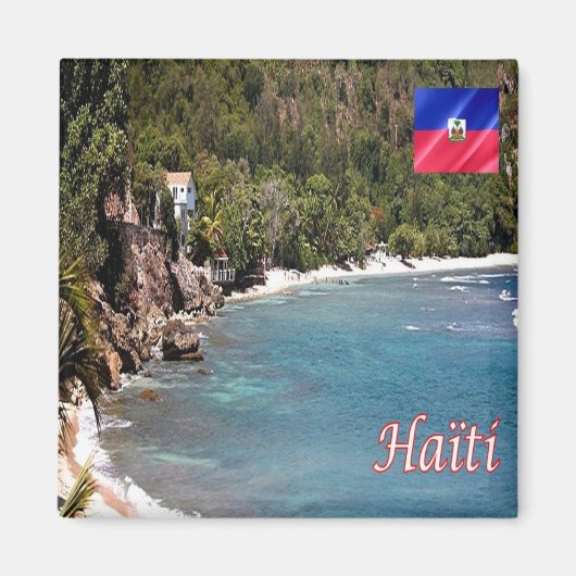 zHT008 HAITI, Cormier Plage, Amerika, Fridge Magneet (Voorkant)